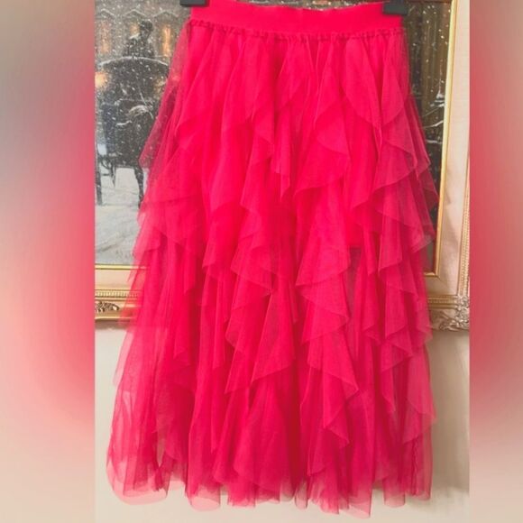 Sincerely Jules Hot Pink Maxi Skirt - Picture 1 of 7